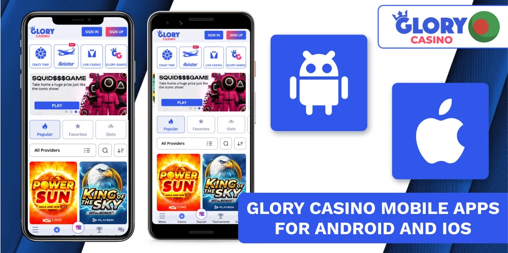 Glory Casino mobile betting app review