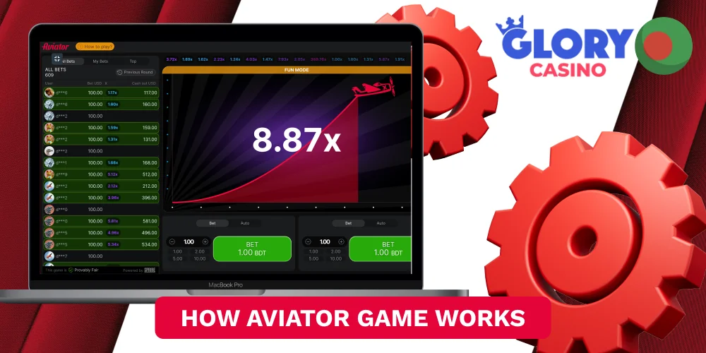 How to play the Aviator game at Glory Casino